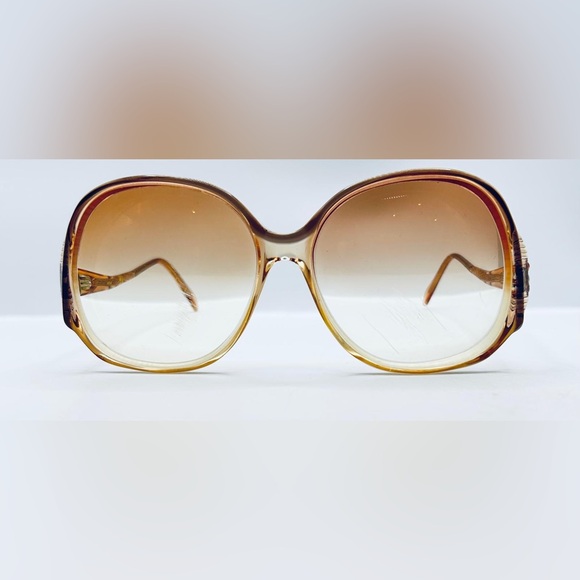 OM 414 Translucent Oval Sunglasses Frames Only - Picture 3 of 8